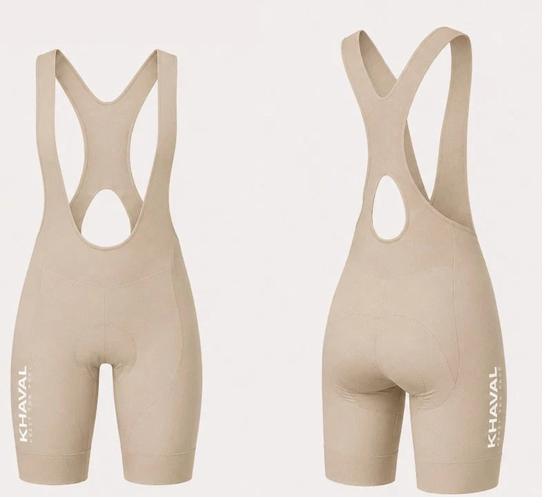 Cuissard femme KHAVAL BEIGE face et dos