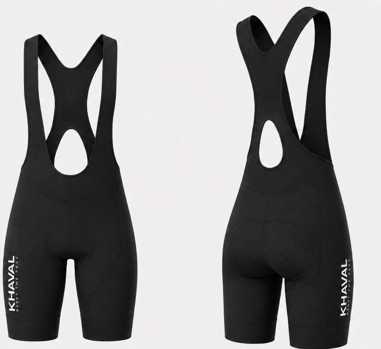 Cuissard femme KHAVAL NOIR face et dos