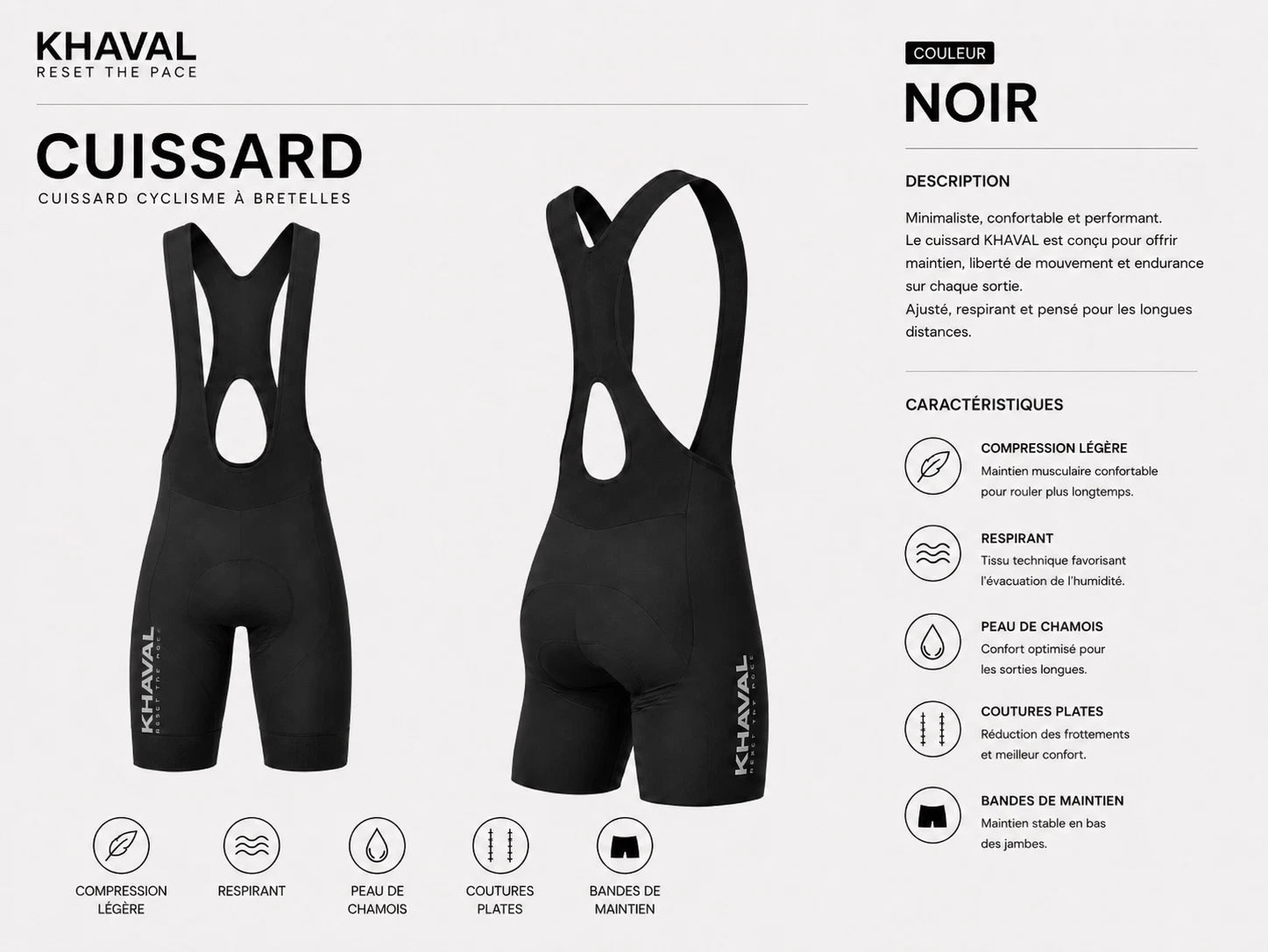 Fiche produit cuissard KHAVAL