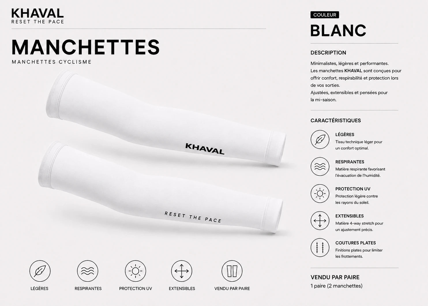 Manchettes KHAVAL